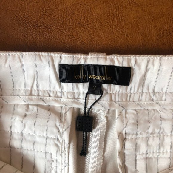 Kelly Wearstler Metallic White Pants - NEVER WORN.- Tag part semi attached - Picture 9 of 10
